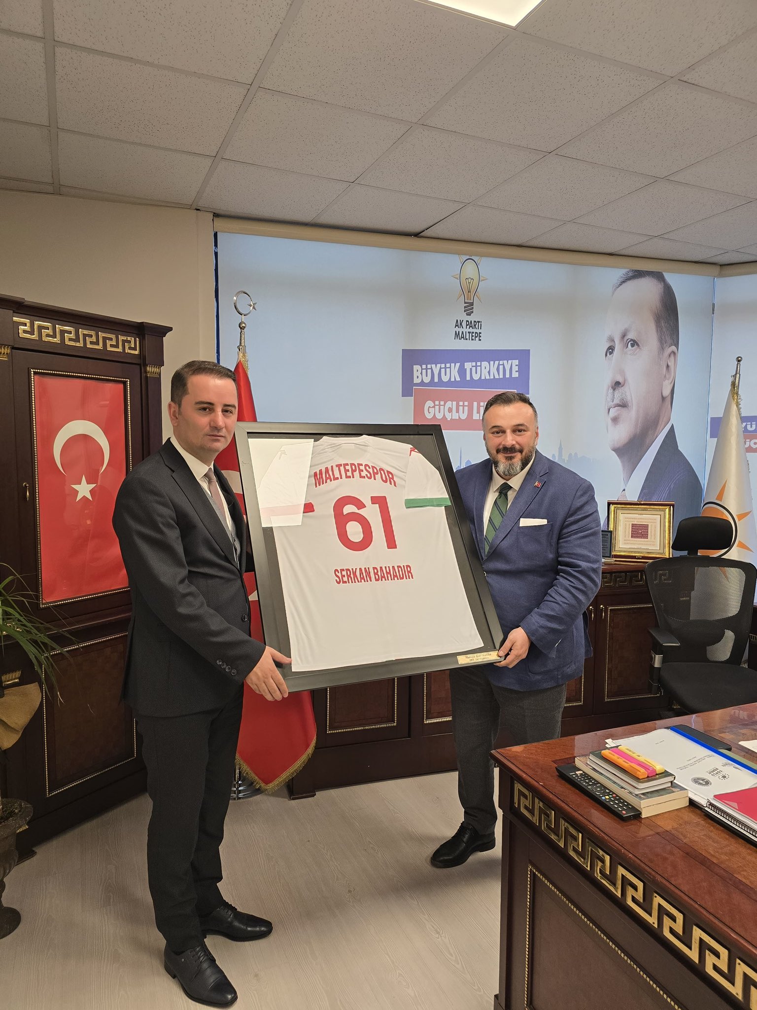 Maltepe Spor Kulübü Başkanı ve kıymetli yönetim kurulu üyelerine nazik ziyaretleri için teşekkür ediyoruz.