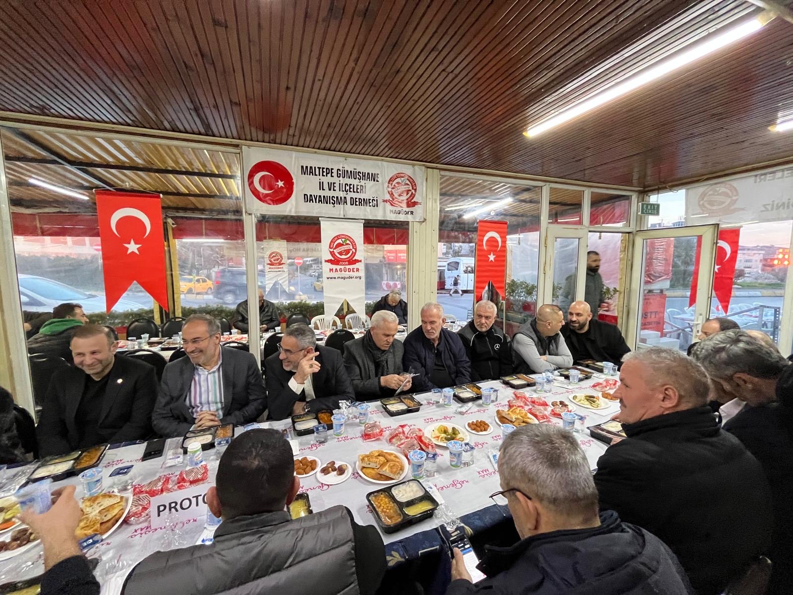 AK Parti Maltepe’den Gümüşhaneliler Derneği’ne İftar Ziyareti: Birlik ve Beraberlik Sofrası