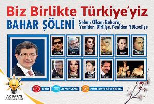 21 Mart Bahar Bayramı'nda Hep Birlikte Abdi İpekçi Spor Salonunda