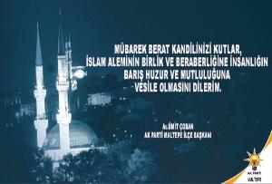 Berat Kandiliniz Mübarek Olsun